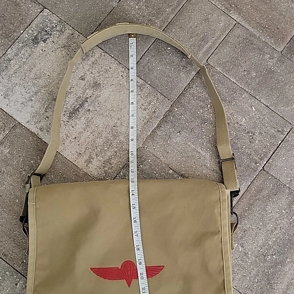 Banana Republic Heavy Canvas Paratrooper Messenger Bag